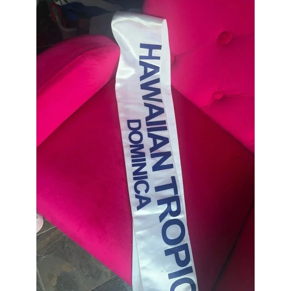Miss Hawaiian Tropic Pageant Sash Dominica